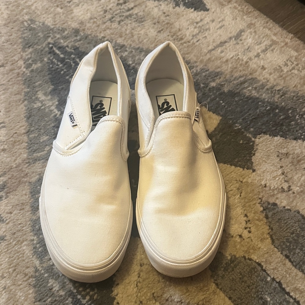 Vans Classic White Slip-On Shoes